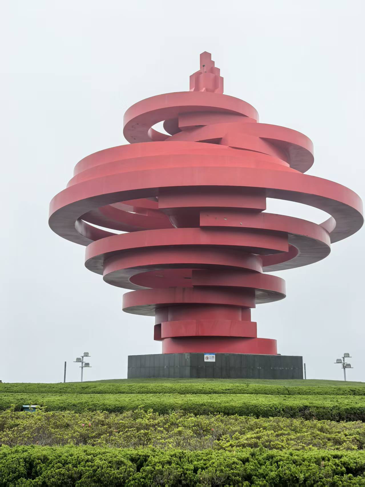 大雾中的青岛
